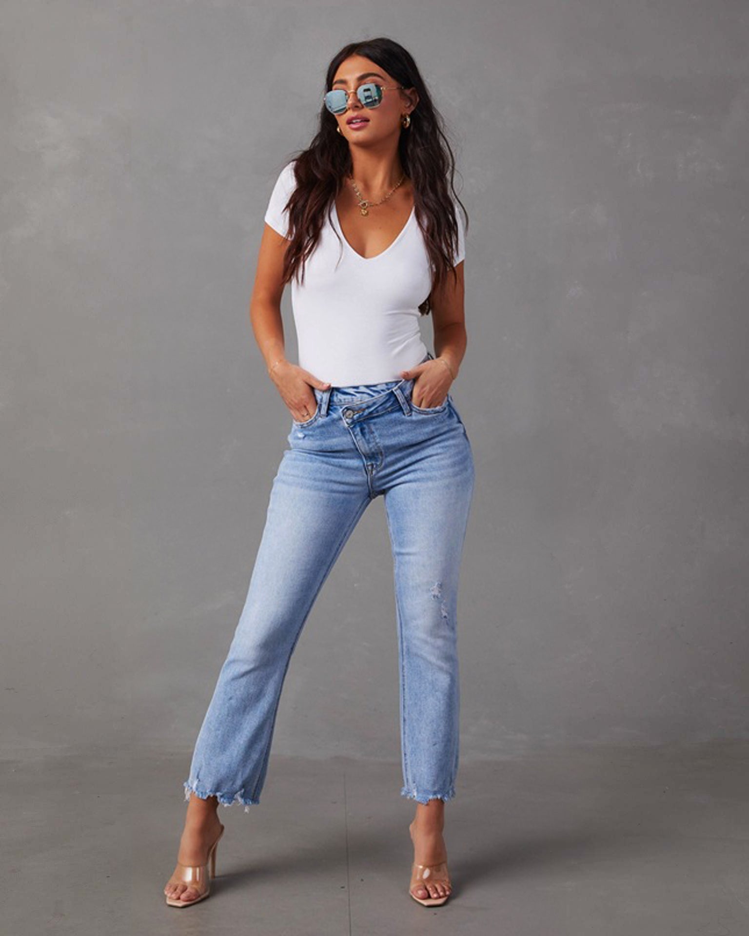 Fashion Wash Jeans For Women